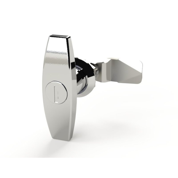 Key-Locking T Handle Chrome